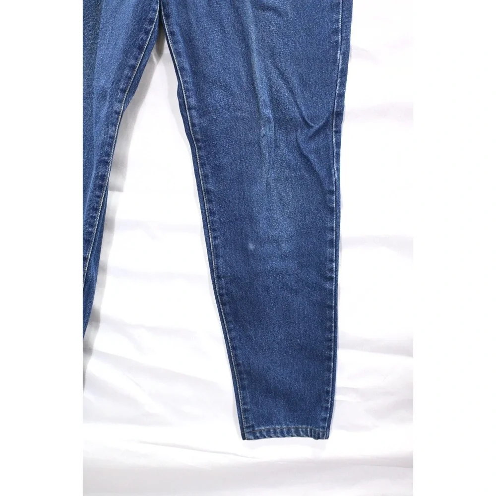 Vintage Gloria Vanderbilt Y2K High Rise Tapered Mom Jeans Blue Denim Womens 11